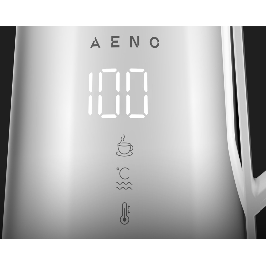 AENO - Slimme elektrische waterkoker met LED-display 1,7 l 2200W/230V wit