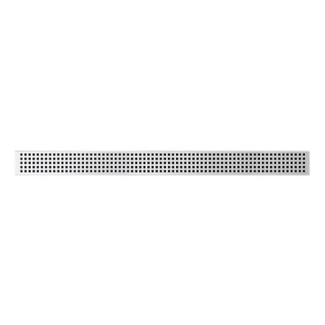 Afvoergoot 69,5x2,3 cm RVS/zilver