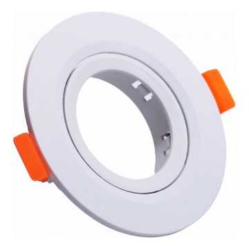 Afwerkingsring voor inbouwspot GU10 Ø 9 cm, wit