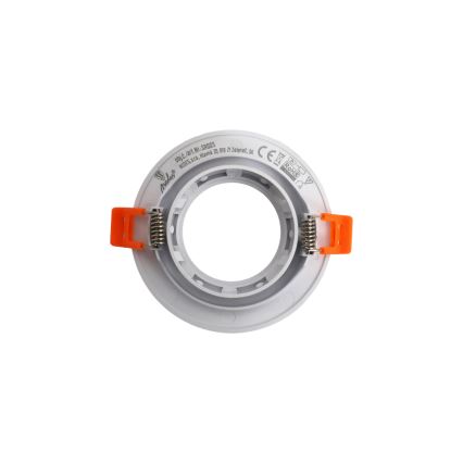 Afwerkingsring voor inbouwspot GU10 Ø 9 cm, wit
