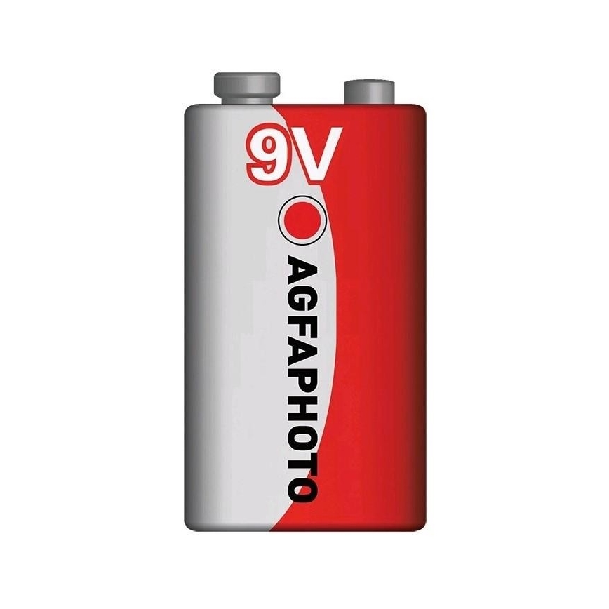 Zinkbatterij 1 stuk 6F22 9V