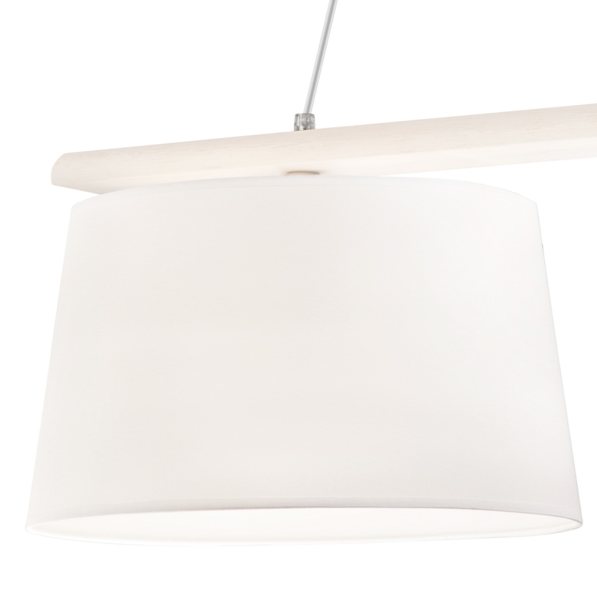 Hanglamp aan kabel AIDA 2xE27/60W/230V eiken