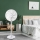Aigostar - 2-in-1 staande ventilator 45W/230V 110 cm wit