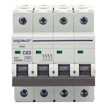 Aigostar - 4-polige automaat 4P-63A-C 400V