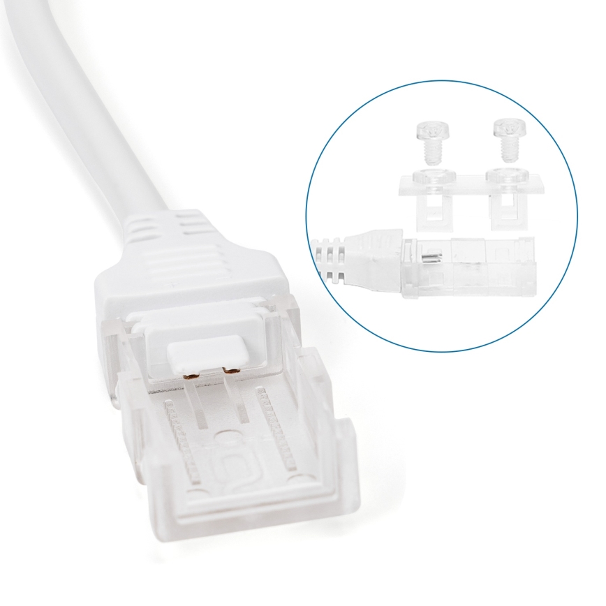 Aigostar - Alimentation pour rubans LED 10 mm 600W/230V blanc