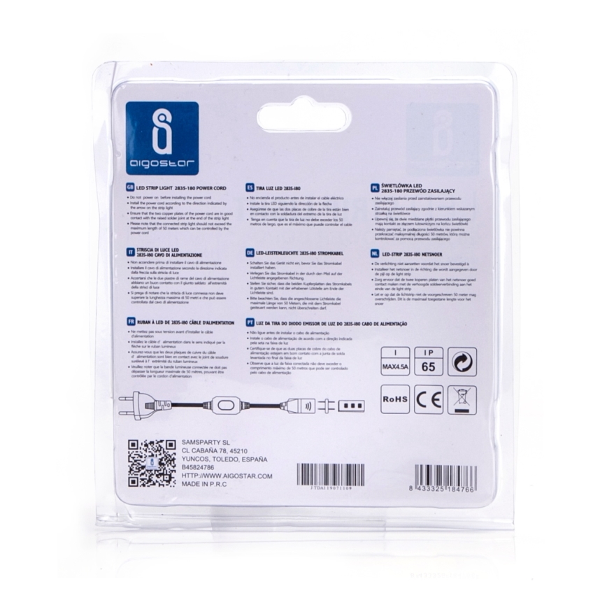 Aigostar - Alimentation pour rubans LED 1000 W / 230 V, blanche