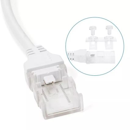 Aigostar - Alimentation pour rubans LED 8 mm 600W/230V blanc