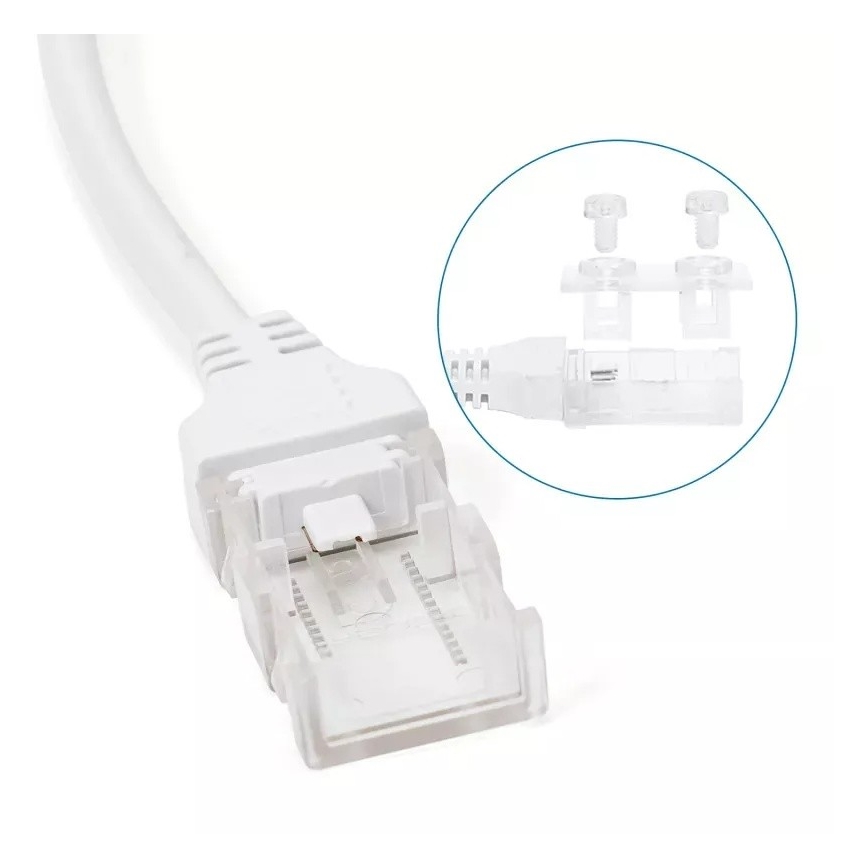 Aigostar - Alimentation pour rubans LED 8 mm 600W/230V blanc