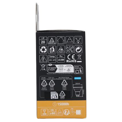 Aigostar - Ampoule LED RGBW dimmable GU10/4,8W/230V 3000K + télécommande