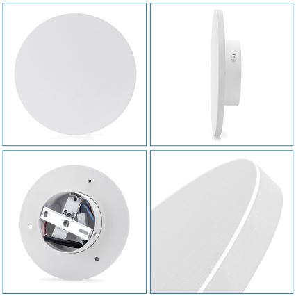 Aigostar - Applique murale LED/6,5W/230V 6500K 18 cm blanc