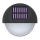 Aigostar - Applique murale solaire LED/1W/1,2V noir 200 mAh 2700K IP44