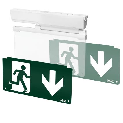 Aigostar - Bloc de secours EMERGENCY EXIT LED/3,6W/230V 6500K 500mAh