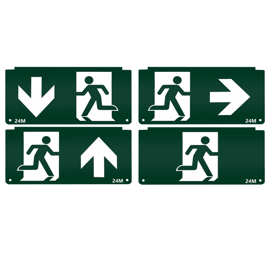 Aigostar - Bloc de secours EMERGENCY EXIT LED/3,6W/230V 6500K 500mAh