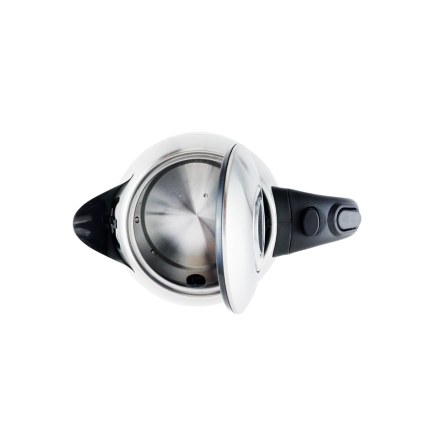 Aigostar - Bouilloire 1,7 l 2200W/230V chrome mat/noir
