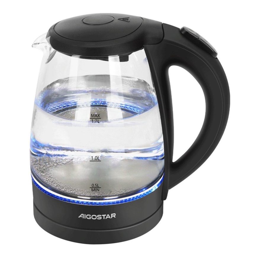 Aigostar - Bouilloire 1,7l 2200W/230V noir