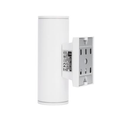 Aigostar - Buitenwandlamp 2xGU10/230V IP65 wit rond