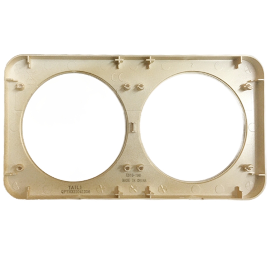Aigostar - Cadre double en aluminium doré