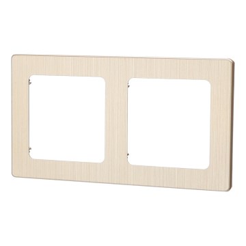 Aigostar - Cadre double en aluminium doré