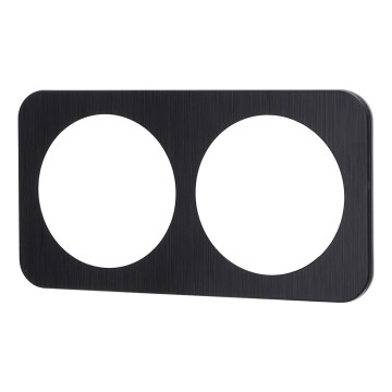 Aigostar - Cadre double en aluminium noir