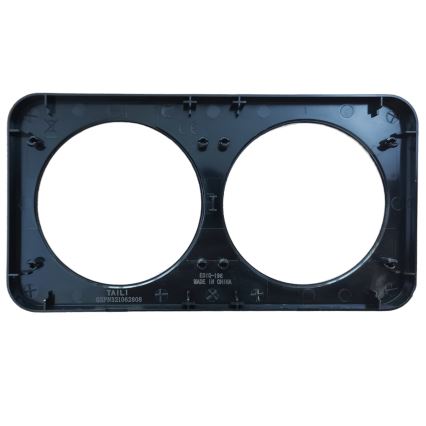 Aigostar - Cadre double en aluminium noir