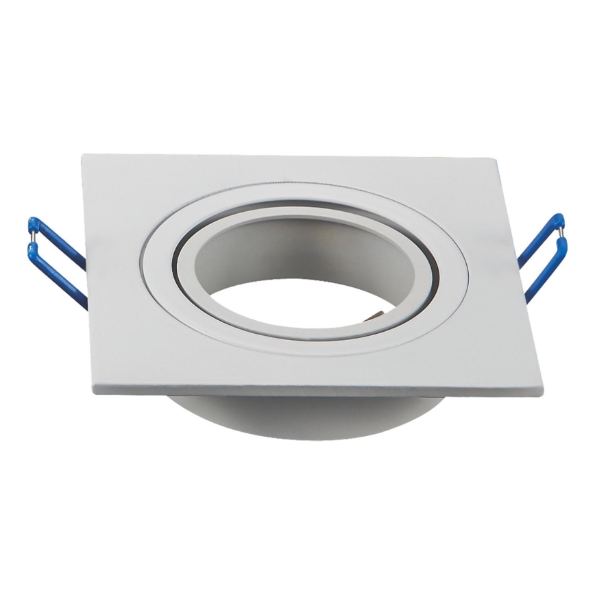 Aigostar - Cadre pour luminaire encastré GU10 9,1x9,1 cm blanc