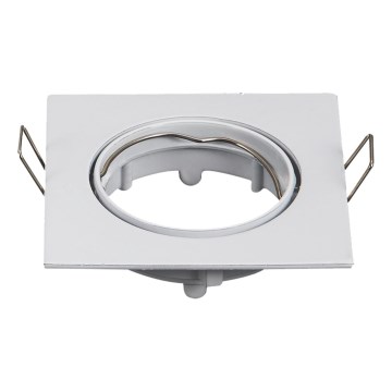 Aigostar - Cadre pour spot encastré GU10 8,2x8,2 cm blanc
