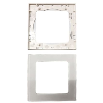 Aigostar - Cadre simple en verre blanc
