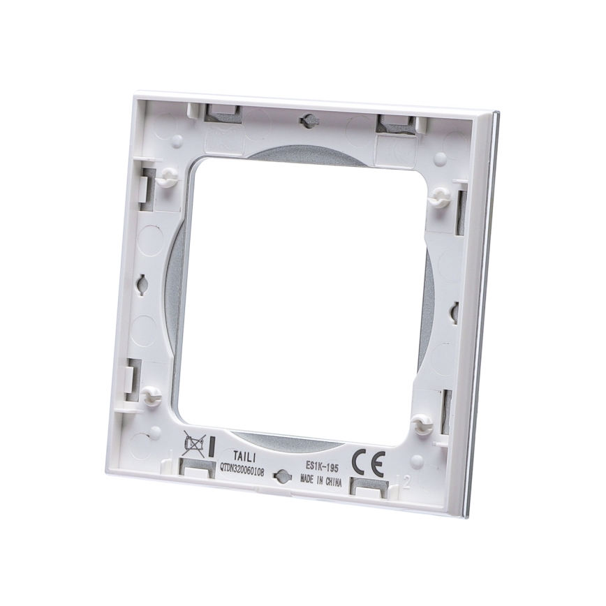 Aigostar - Cadre simple en verre blanc