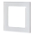 Aigostar - Cadre simple en verre blanc