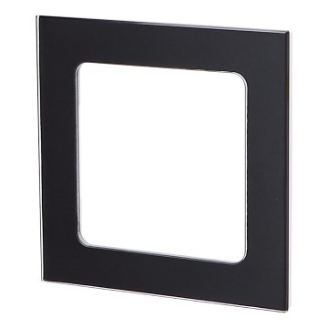 Aigostar - Cadre simple en verre noir