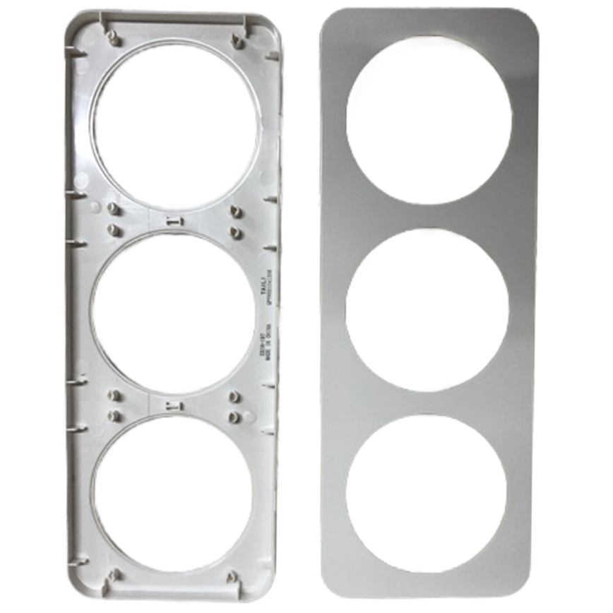 Aigostar - Cadre triple en plastique blanc