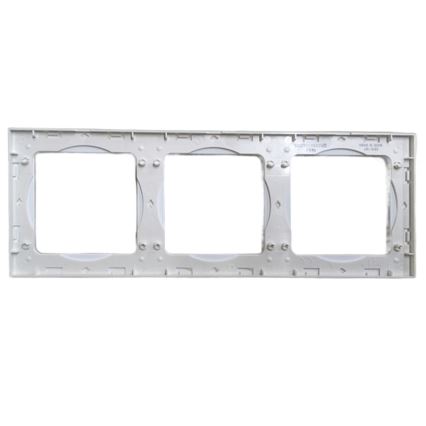 Aigostar - Cadre triple en verre blanc