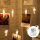 Aigostar - Decoratieve LED ketting met pegs 20xLED/3xAA 3,3m warm wit