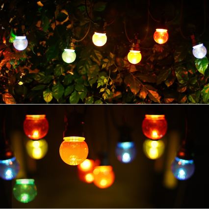 Aigostar - Decoratieve LED Lichtketting 10xLED/8m IP44 warm wit