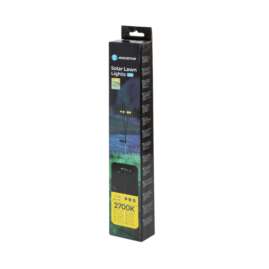 Aigostar - Decoratieve LED solarlamp LED/0,04W/1,2V 68,5cm 300 mAh 2700K IP44