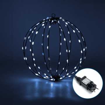 Aigostar - Décoration de Noël extérieure 3,6W/230V boule 30cm IP44 blanc froid