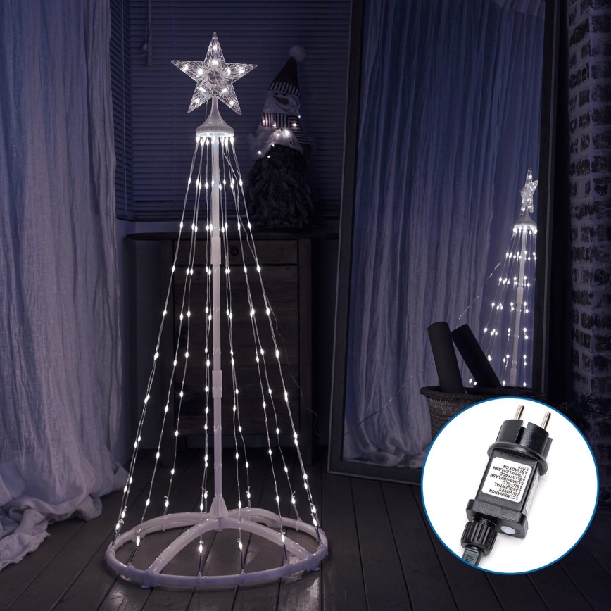 Aigostar - Décoration de Noël extérieure LED/3,6W/230V 120 cm IP44 blanc froid