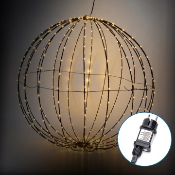 Aigostar - Décoration de Noël extérieure LED/3,6W/230V boule 30cm IP44 blanc chaud