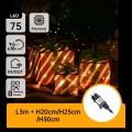 Aigostar- Décoration de Noël extérieure LED 3,6W/31/230V 2700K 20/25/30cm IP44 Cadeaux