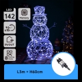 Aigostar - Décoration de Noël extérieure LED/3,6W/31/230V 6500K 60 cm IP44 bonhomme de neige