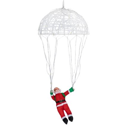 Aigostar - Décoration de Noël extérieure LED/3xAA IP44 Père Noël