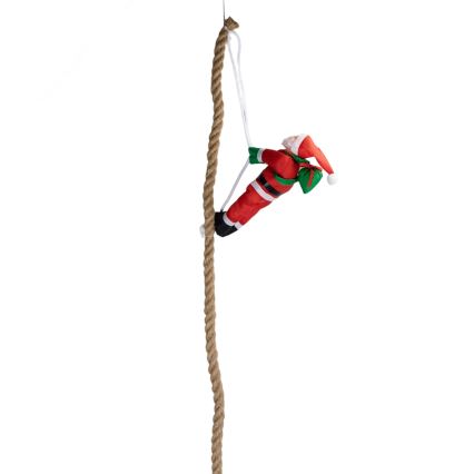 Aigostar - décoration de Noël extérieure LED/4xAA IP44 Père Noël en parachute