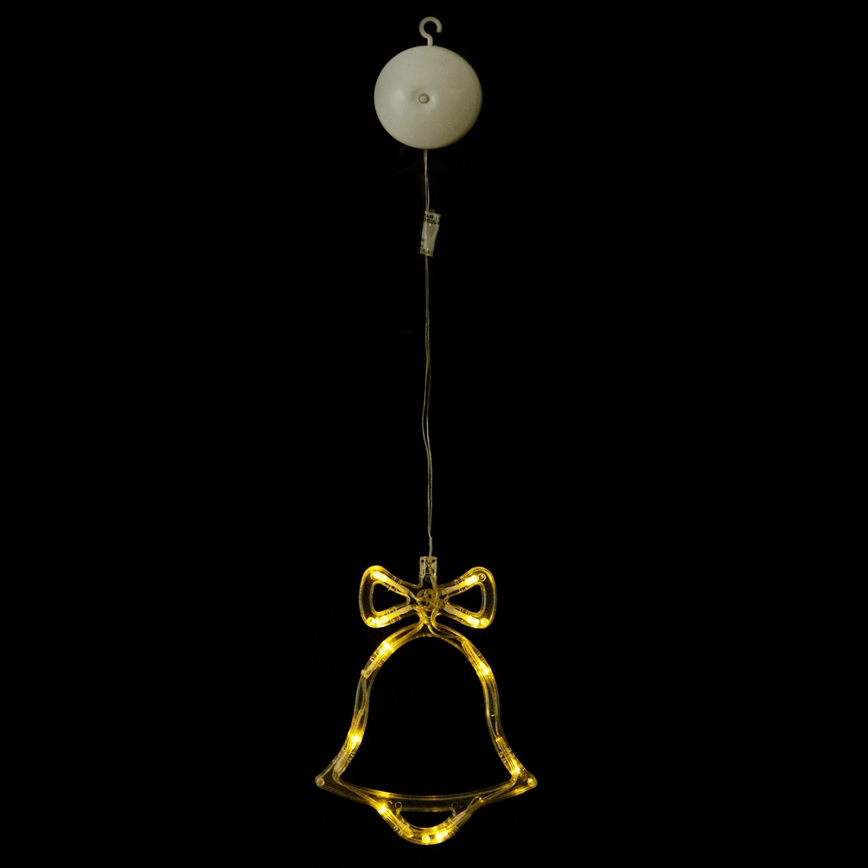 Aigostar - Décoration de Noël LED/3xAAA bell 18cm