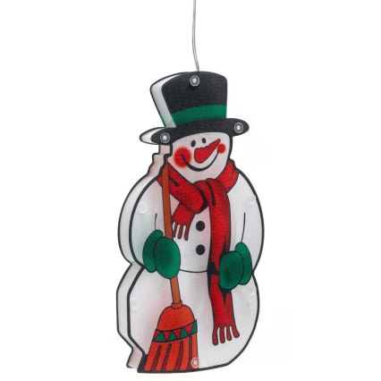 Aigostar - Décoration de Noël LED/3xAAA bonhomme de neige 25cm