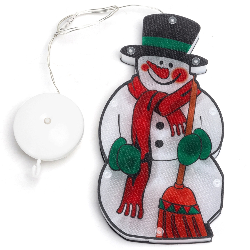 Aigostar - Décoration de Noël LED/3xAAA bonhomme de neige 25cm