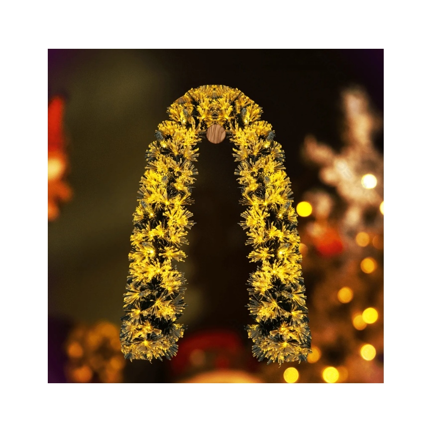 Aigostar - Décoration de Noël LED d'extérieur 112 LED/3,6W/230V 2m IP44 blanc chaud