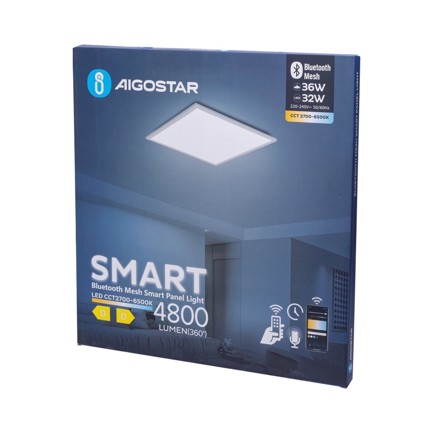 Aigostar - Dimbaar LED Inbouw lichtpaneel MESH LED/36W/230V 2700-6500K 60x60 cm