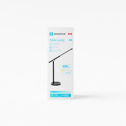 Aigostar - Dimbaar LED touch tafellampje LED/8W/230V 3000-6000K zwart