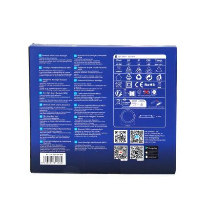 Aigostar - Dimbare LED hangende plafond verlichting MESH LED/15W/230V 2700-6500K diameter 17 cm