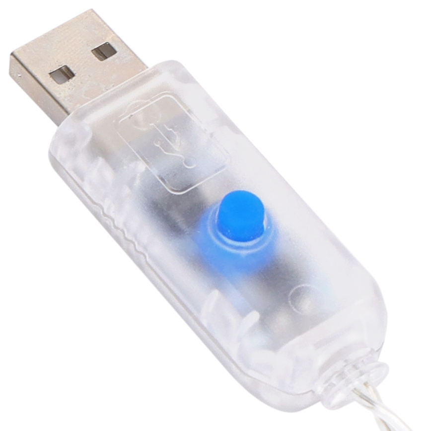 Aigostar - dimbare LED-kerstverlichting 300xLED/8 functies USB 6x3m meerkleurig + afstandsbediening